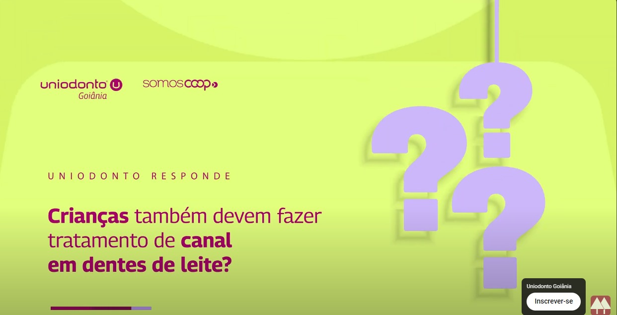 Tratamento de canal em crianças é tema de novo vídeo da Uniodonto Responde