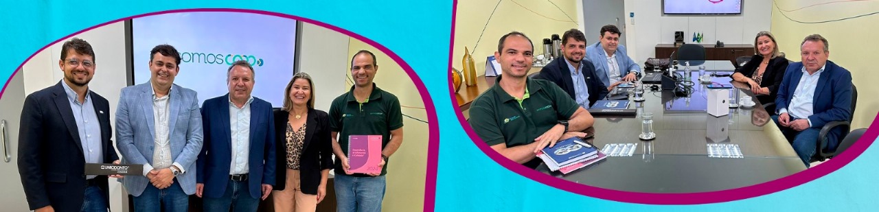 Diretores apresentam Instituto Uniodonto Goiânia a representantes da OCB/GO