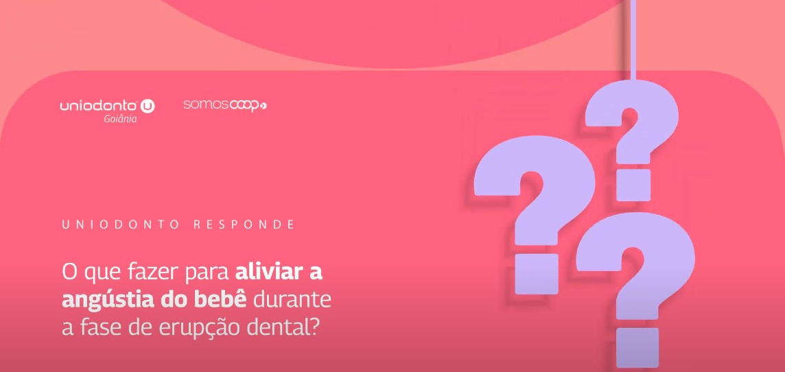 Vídeo do Uniodonto Responde traz como tema a erupção dental em bebês